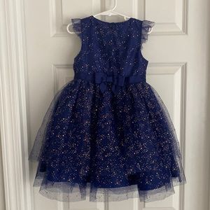Janie & Jack Navy Tulle dress